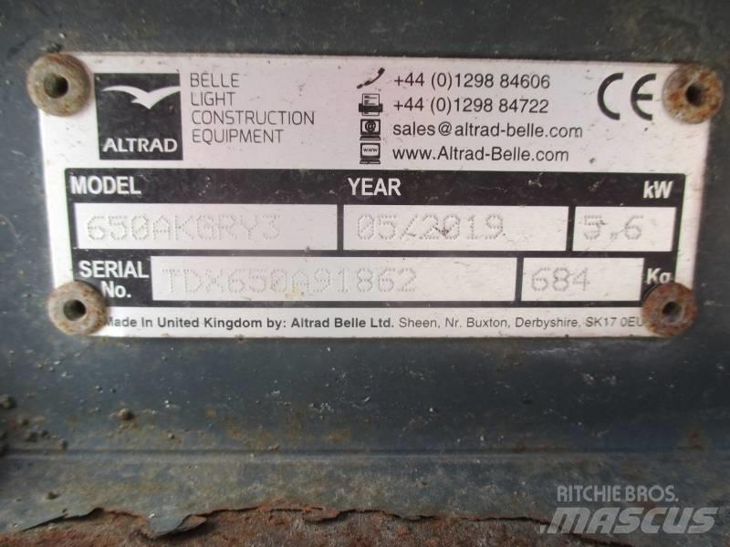 Altrad TDX650A Muud rullid