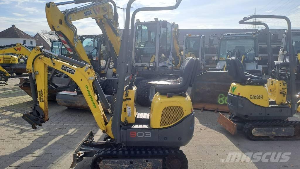 Wacker Neuson 803 Roomikekskavaatorid