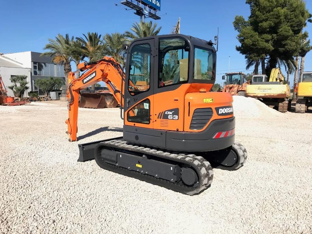 Doosan DX 63-3 Miniekskavaatorid < 7 t