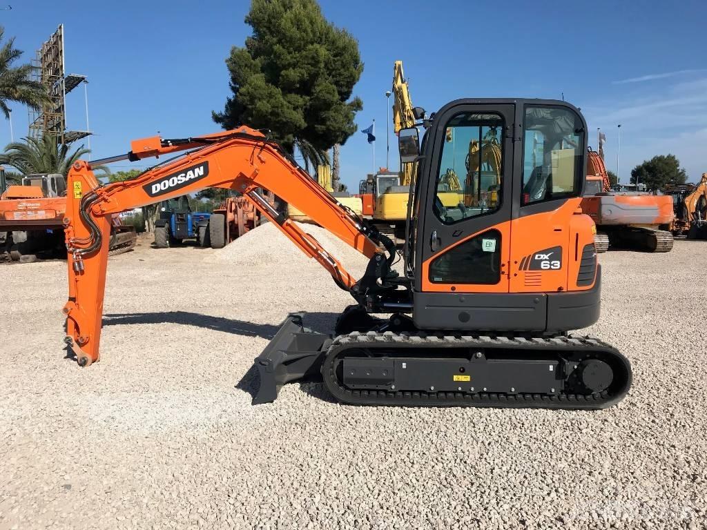 Doosan DX 63-3 Miniekskavaatorid < 7 t