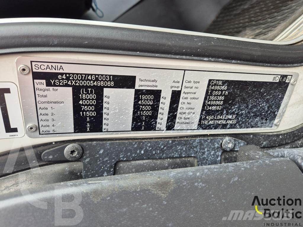 Scania P 450 Raamautod