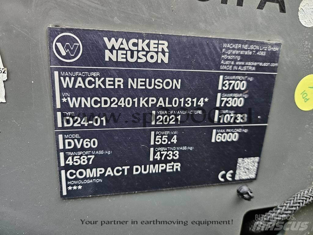 Wacker Neuson DV 60 Väikekallurid