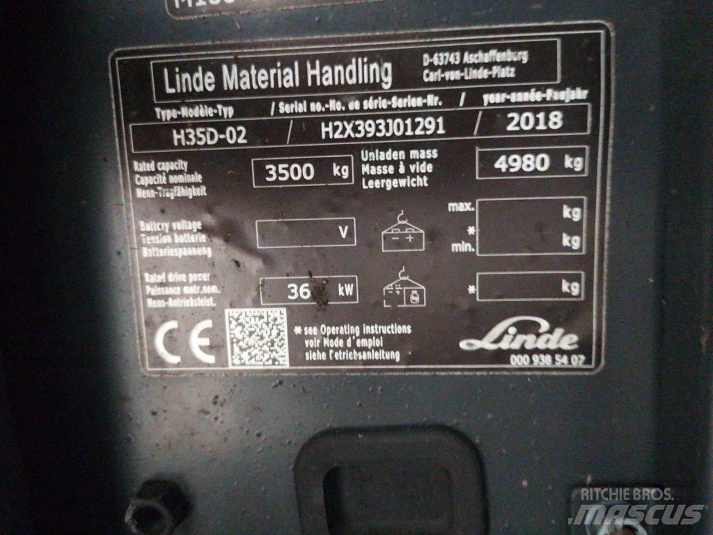 Linde H35D-02 Diiseltõstukid