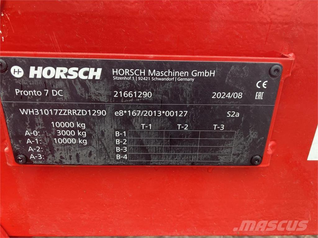 Horsch Pronto 7DC Külvikud