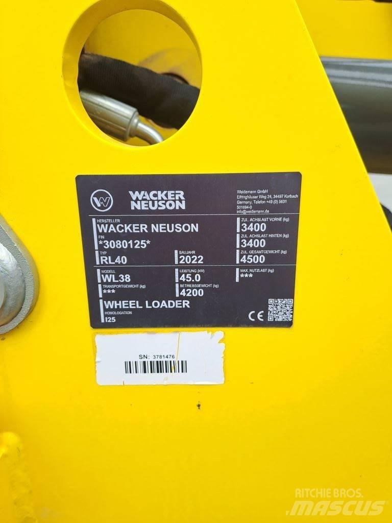 Wacker Neuson WL38 Rataslaadurid
