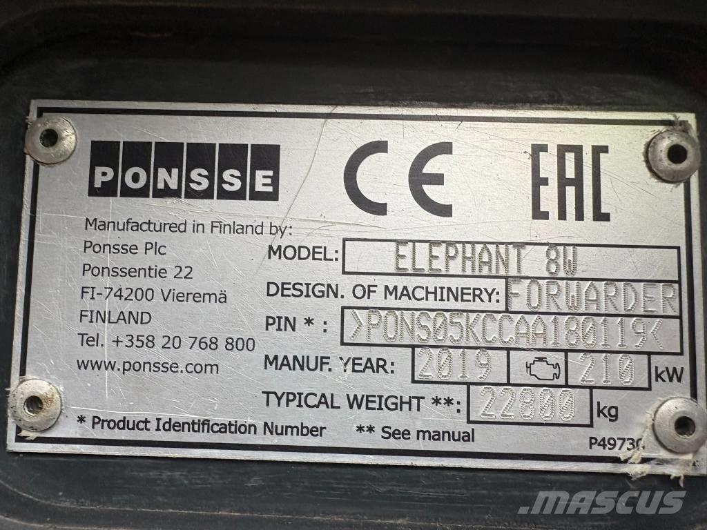 Ponsse Elephant Forwarderid
