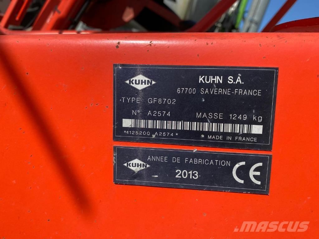 Kuhn GF8702 Vaalutid ja kaarutid