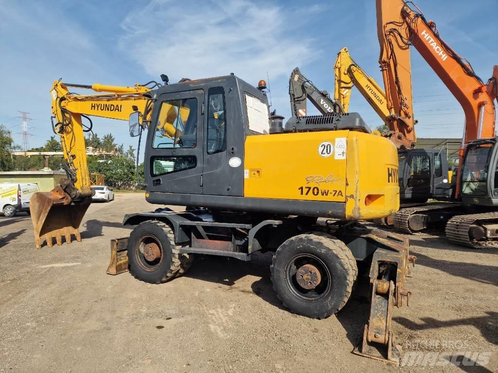 Hyundai R 170 W Ratasekskavaatorid