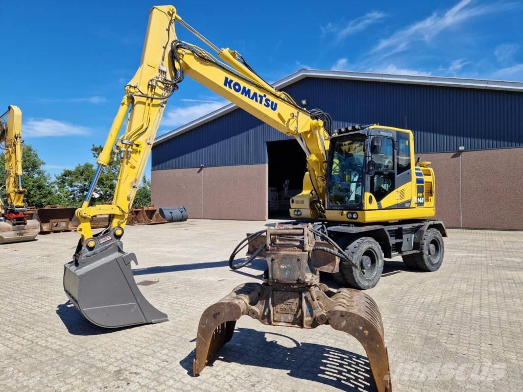Komatsu PW 148-11 Ratasekskavaatorid