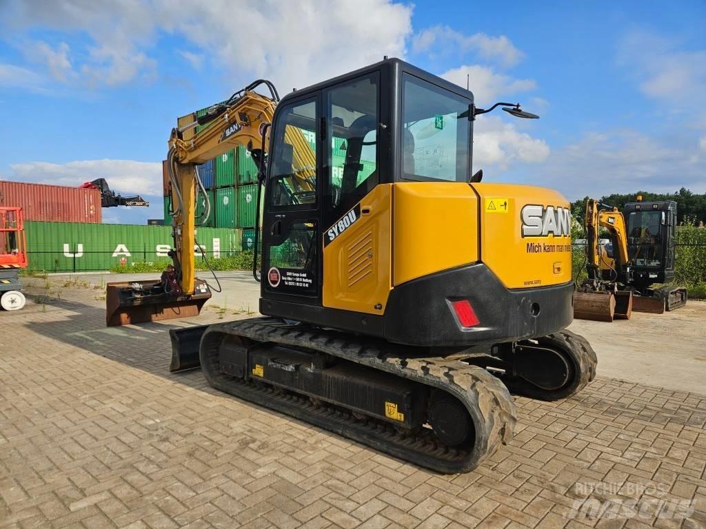 Sany SY 80 U Väikeekskavaatorid 7t-12t