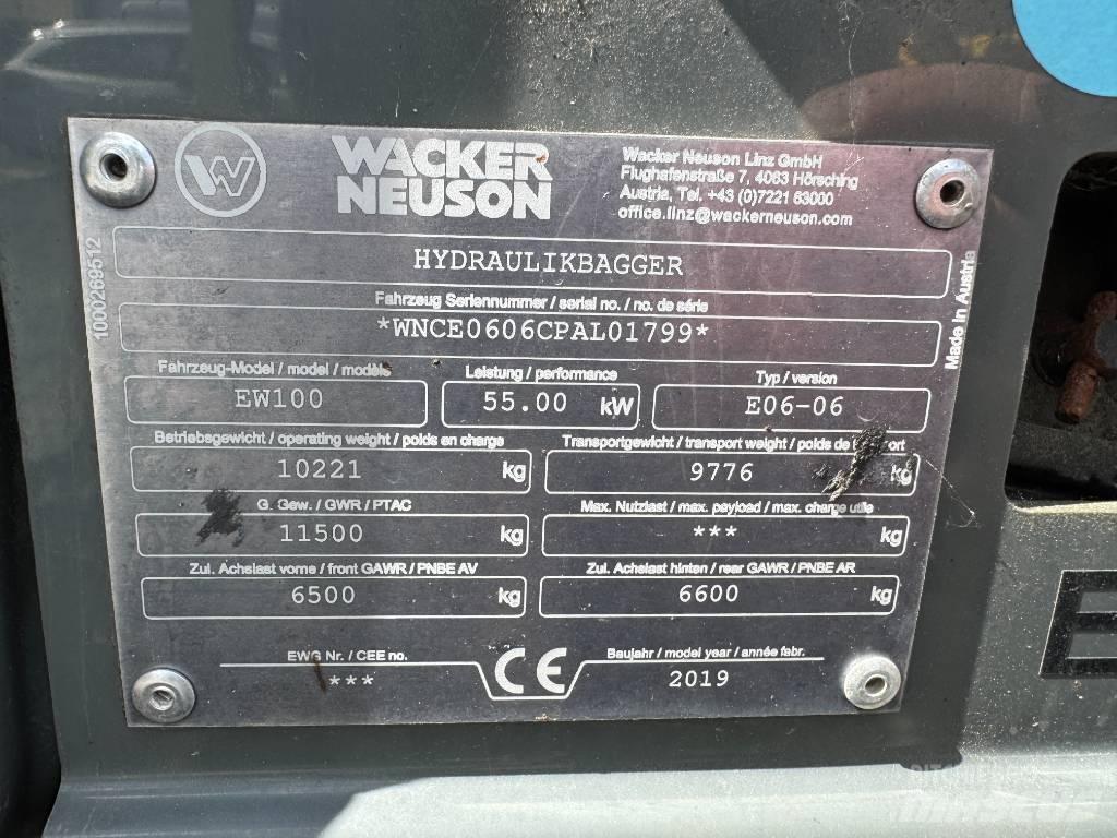 Wacker Neuson EW100 Ratasekskavaatorid