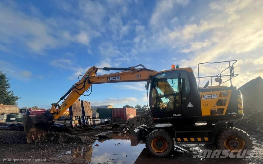 JCB JS 145 W Ratasekskavaatorid