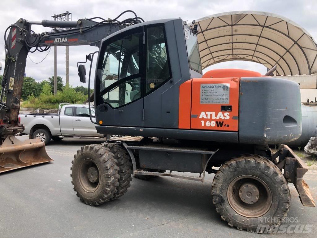 Atlas 160 WSR Ratasekskavaatorid