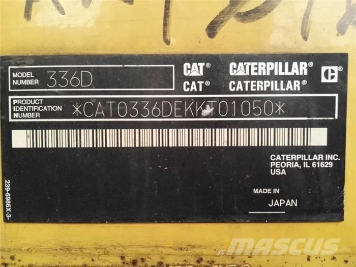 CAT 336 D Roomikekskavaatorid