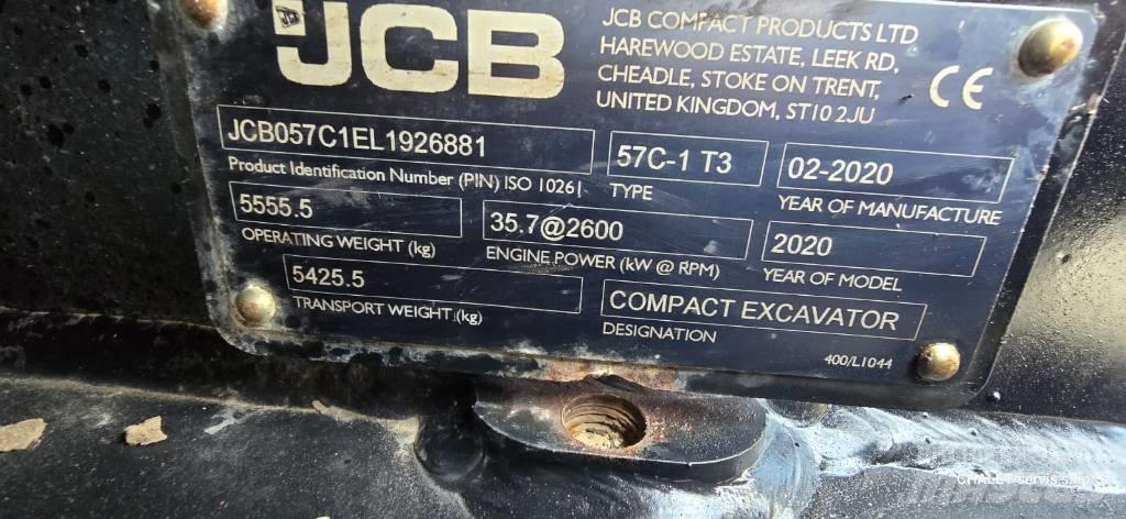 JCB 57 C-1 Miniekskavaatorid < 7 t