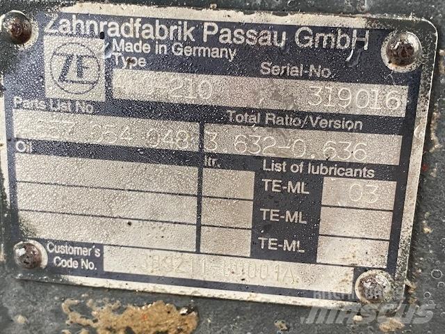 Hitachi ZF 4WG-210 Ülekandemehhanism