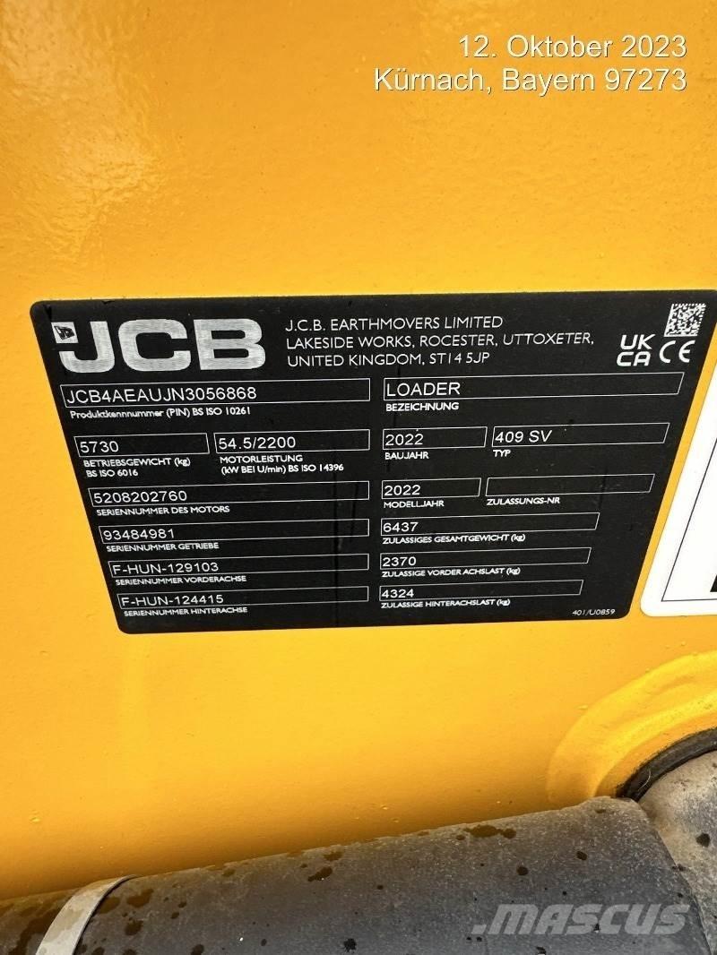 JCB 409 Rataslaadurid