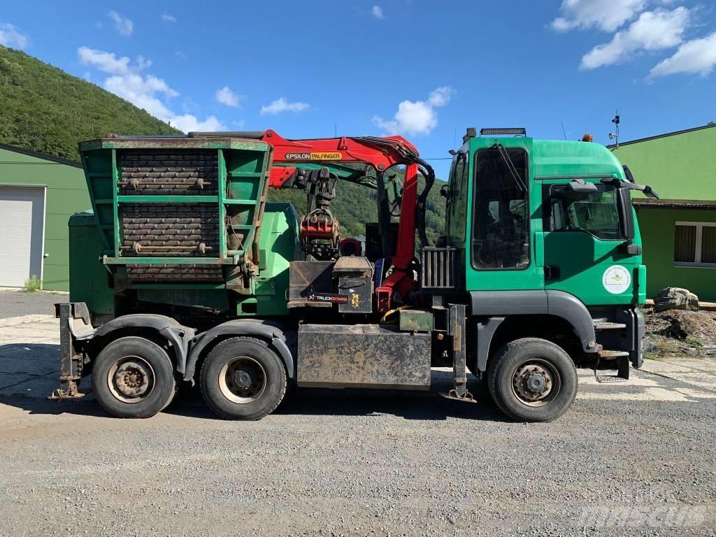 MAN - JENZ TGS 6x4 Puiduhakkurid