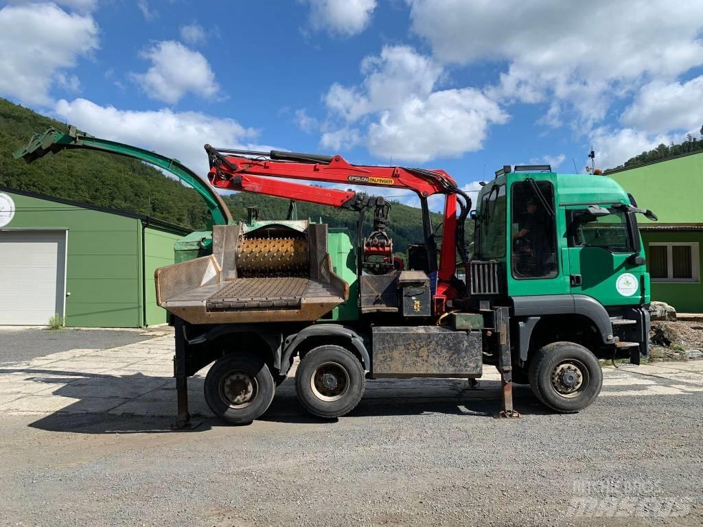 MAN - JENZ TGS 6x4 Puiduhakkurid