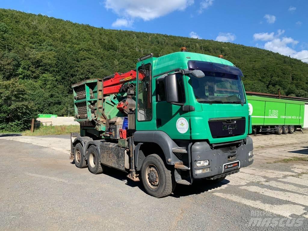 MAN - JENZ TGS 6x4 Puiduhakkurid