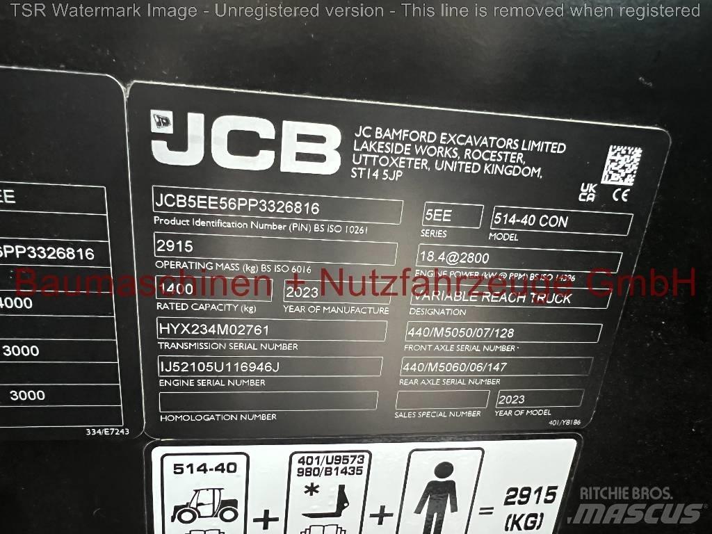 JCB 514-40 CTC -Demo- Teleskooplaadurid