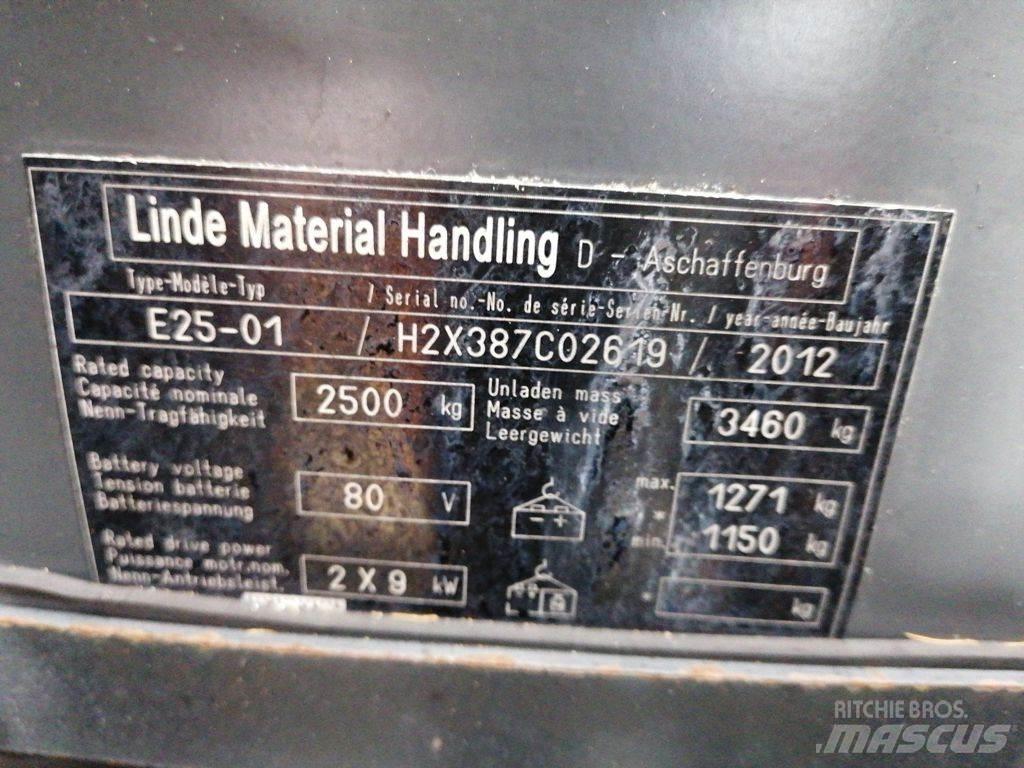 Linde E25-01 Elektritõstukid