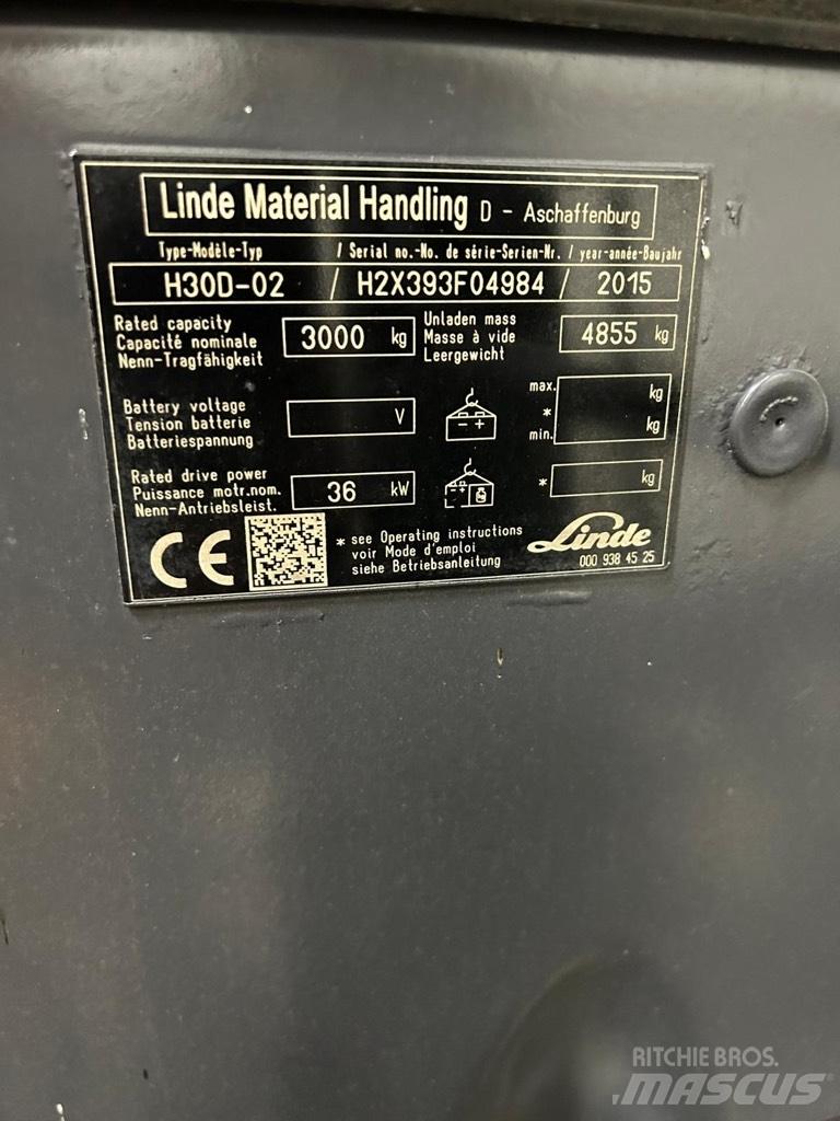 Linde H30D-02 EVO Diesel trucks