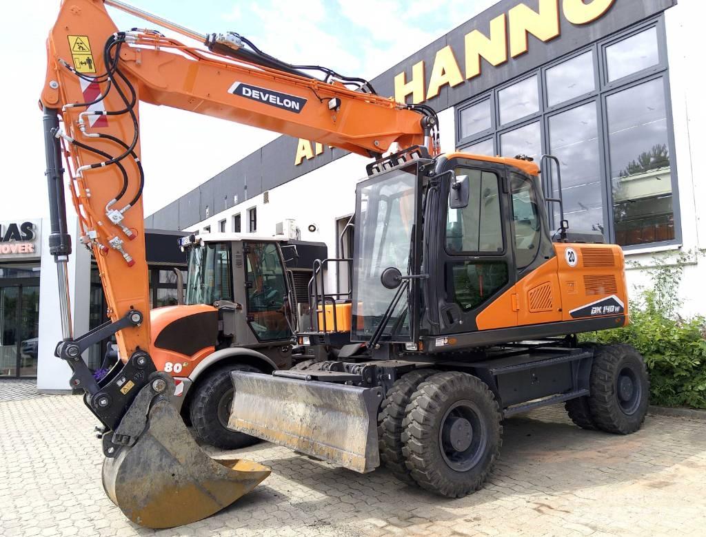 Doosan DX140W-7 Ratasekskavaatorid