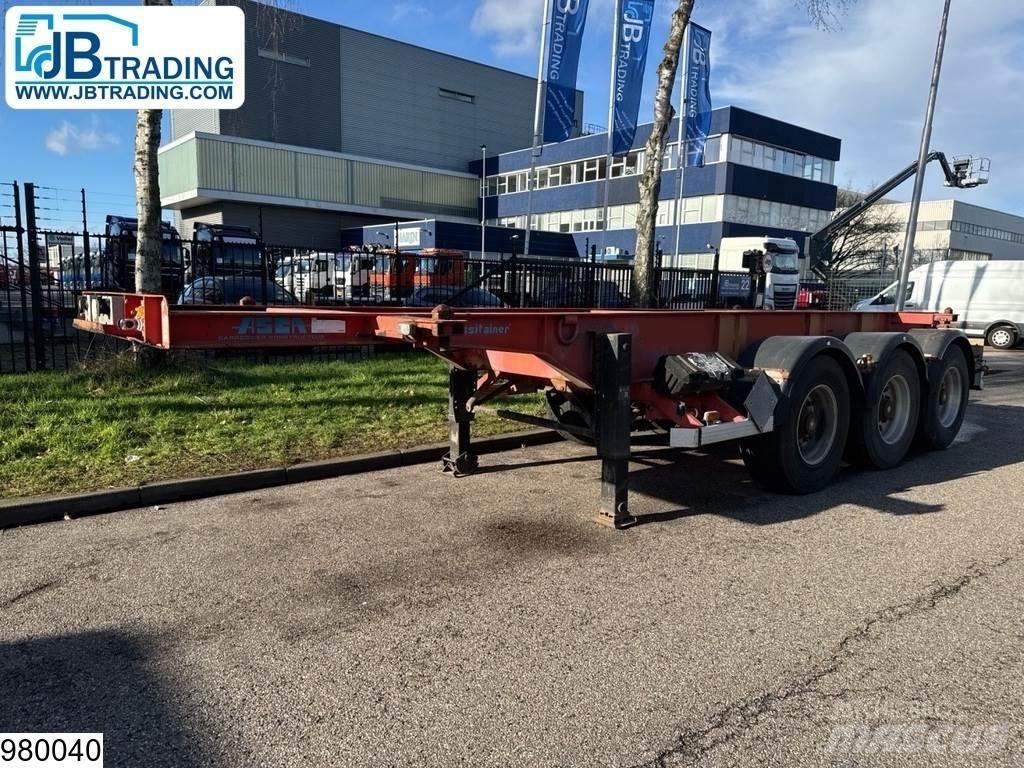 Asca Chassis 20 ft Konteinerveo poolhaagised