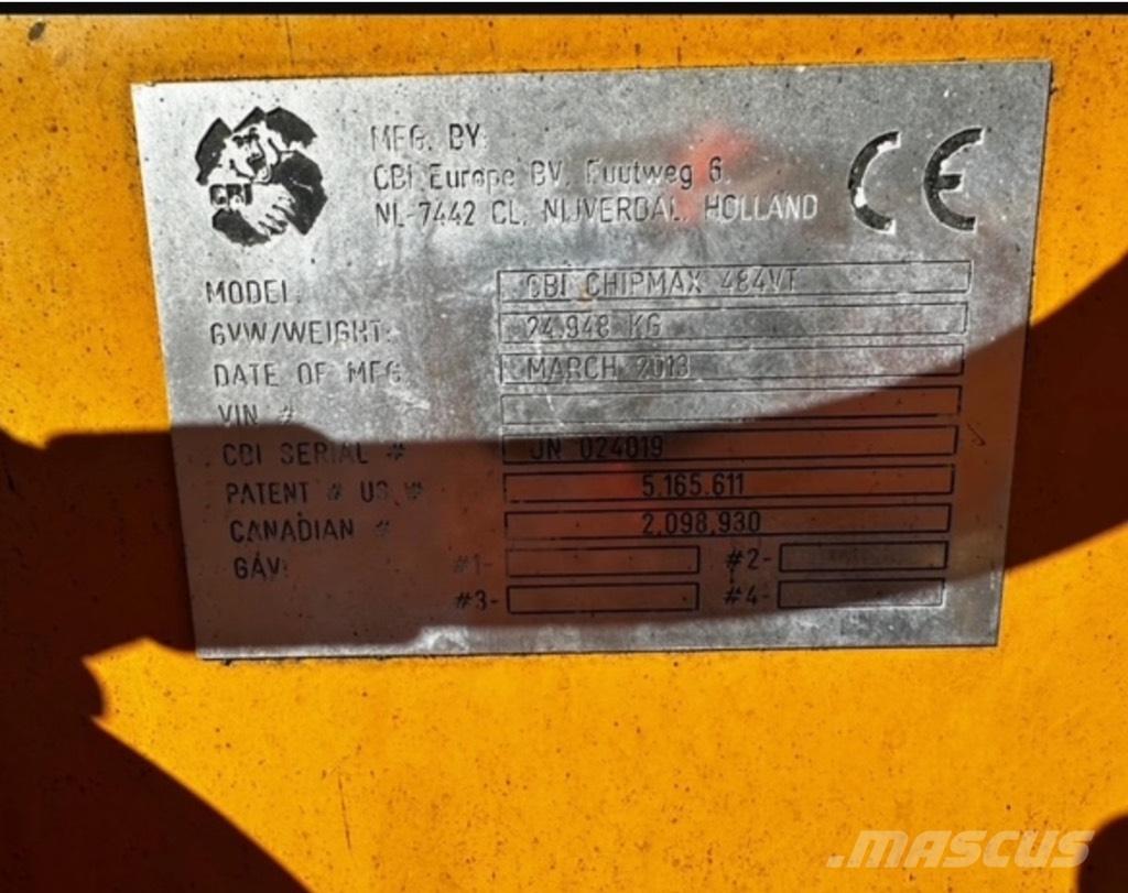 CBI Chipmax 484VT Puiduhakkurid