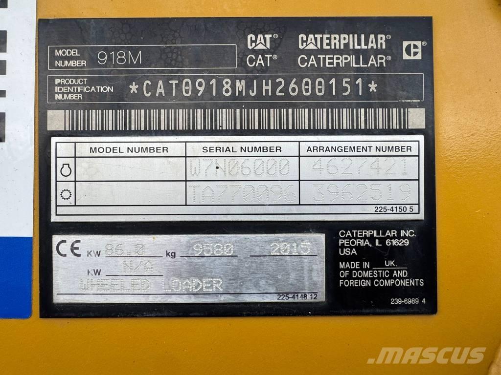 CAT 918 M Rataslaadurid