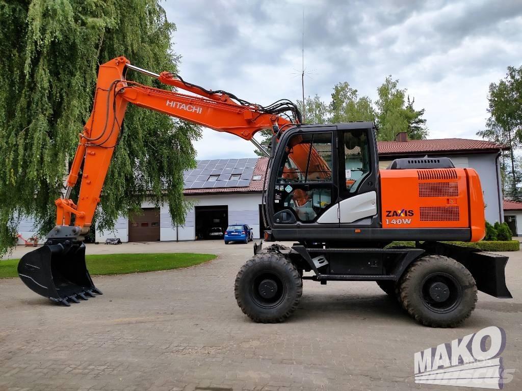 Hitachi ZX 140 W-5 Ratasekskavaatorid