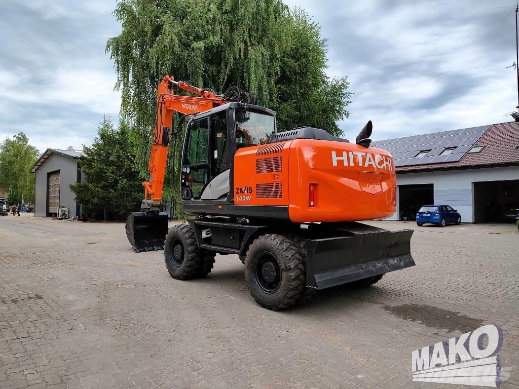 Hitachi ZX 140 W-5 Ratasekskavaatorid