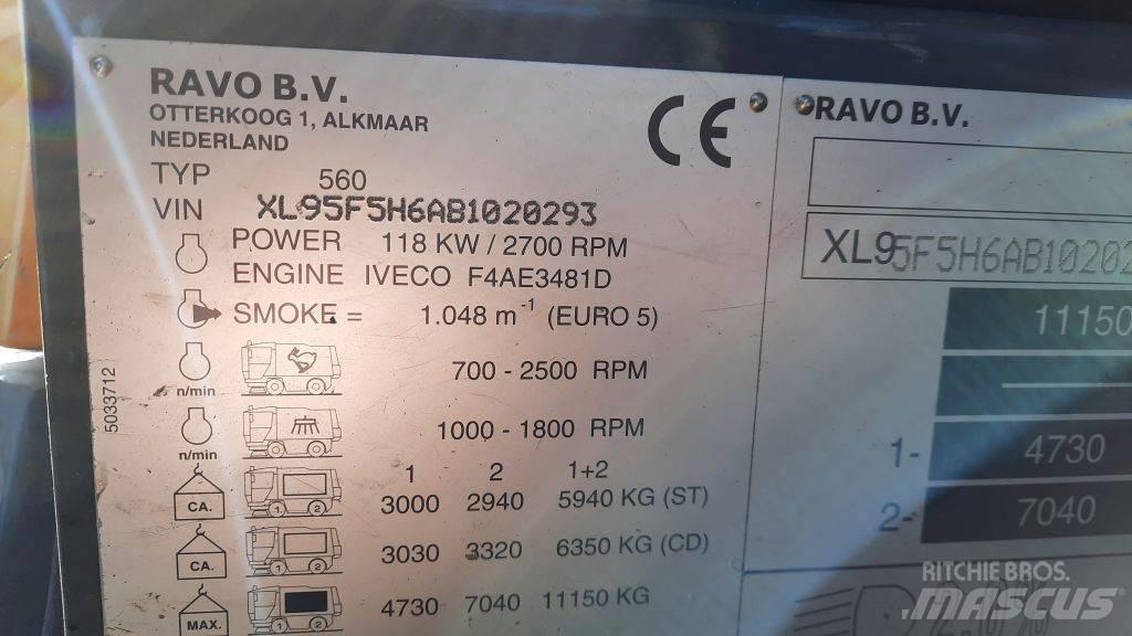 Ravo 580STH Tänavapuhastusmasinad