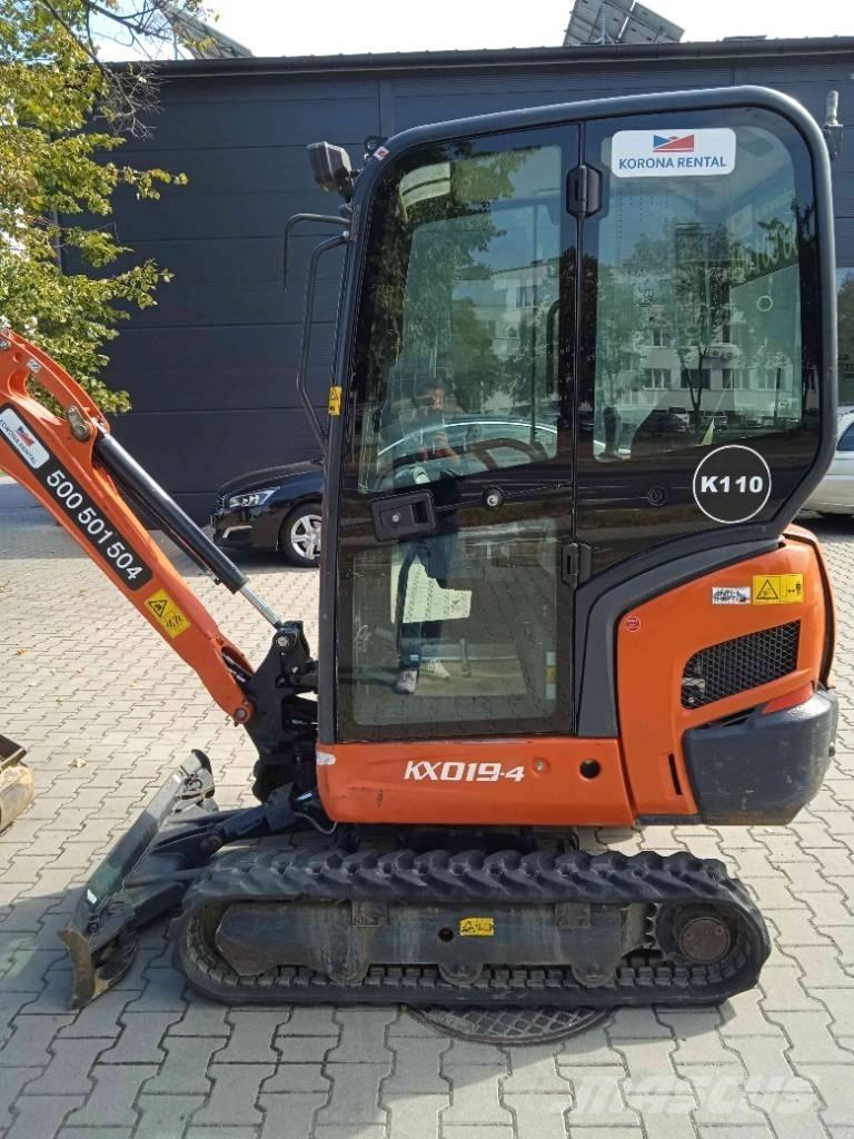 Kubota KX 019-4 Miniekskavaatorid < 7 t