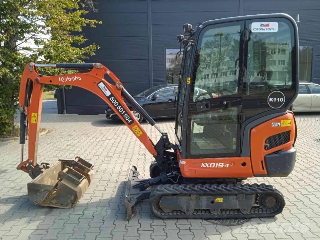 Kubota KX 019-4 Miniekskavaatorid < 7 t