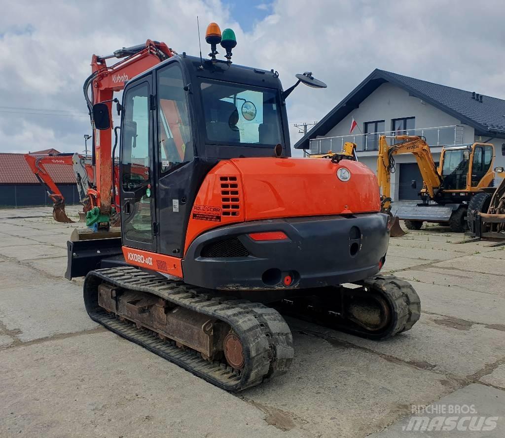 Kubota KX 080-4a Väikeekskavaatorid 7t-12t