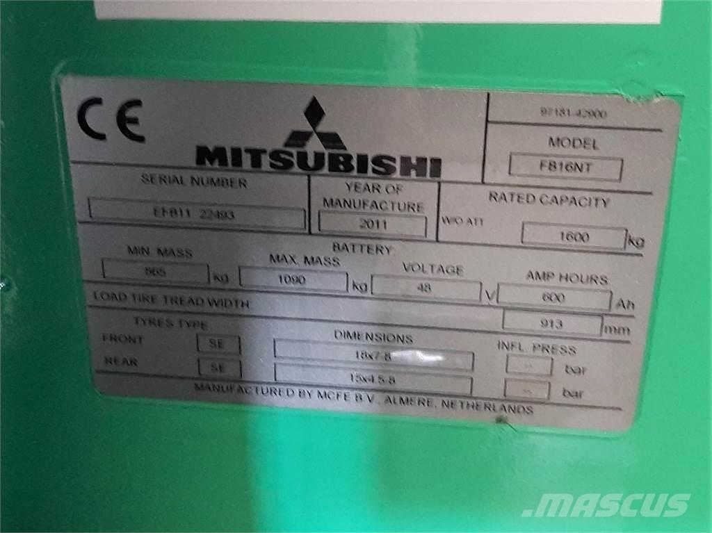 Mitsubishi FB16NT Elektritõstukid
