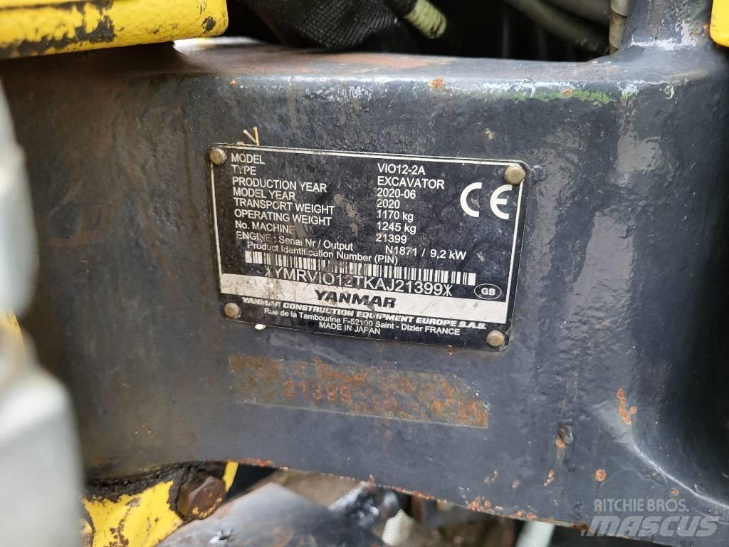 Yanmar VIO12 Miniekskavaatorid < 7 t