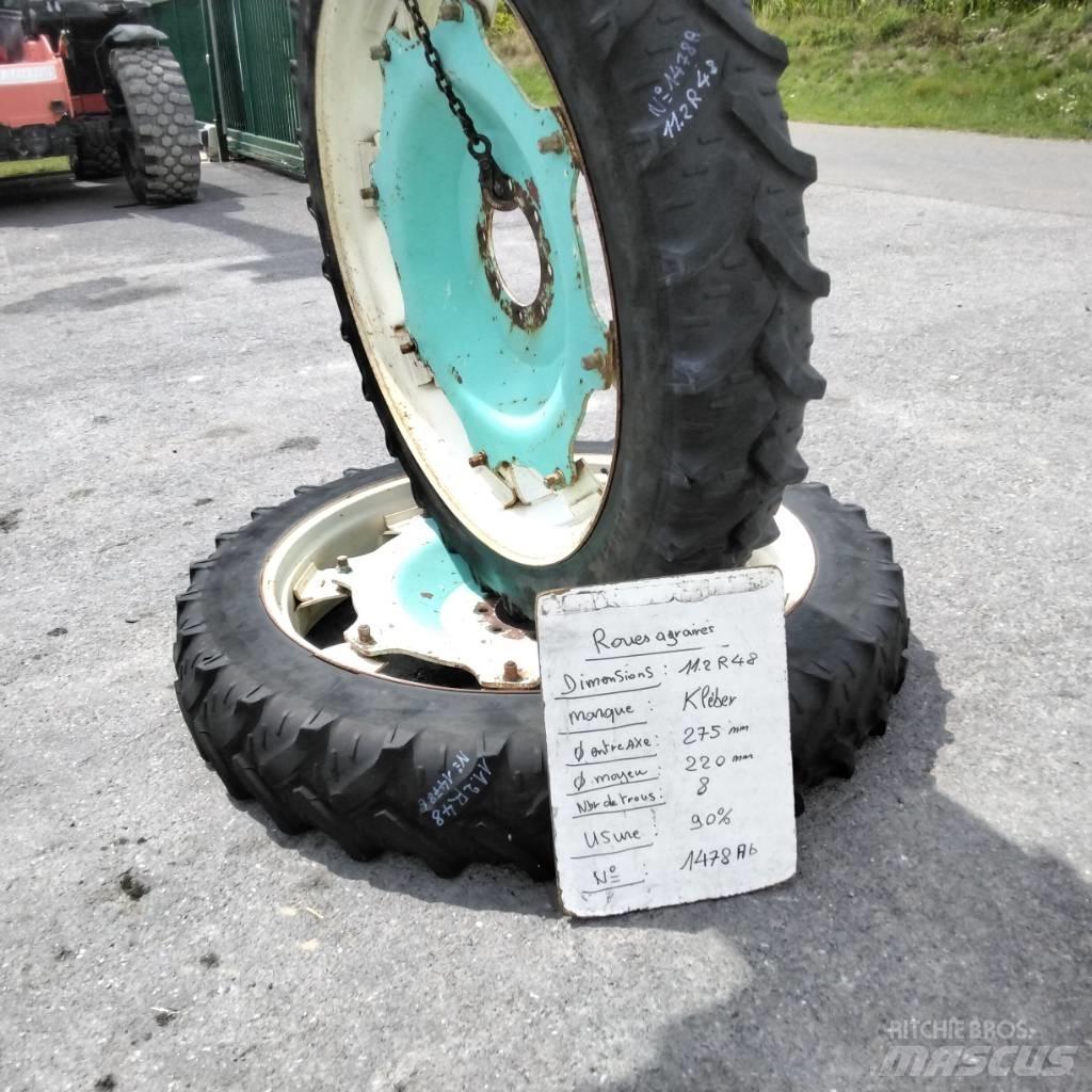 Kleber 11.2R48 Rehvid, rattad ja veljed