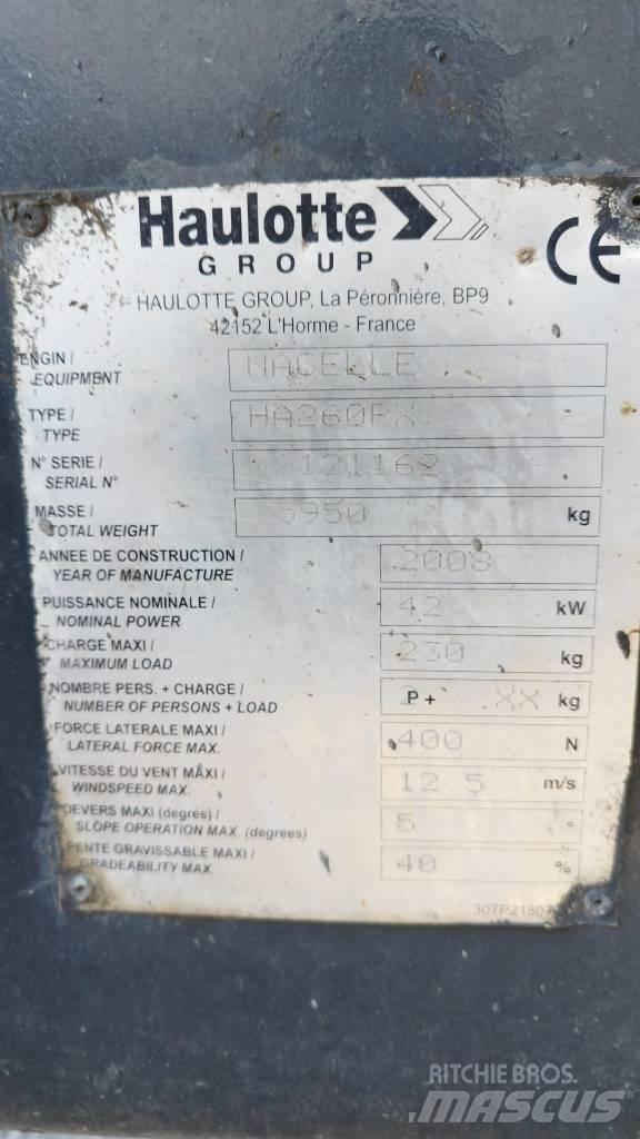 Haulotte HA 260 PX Iseliikuvad poomtõstukid