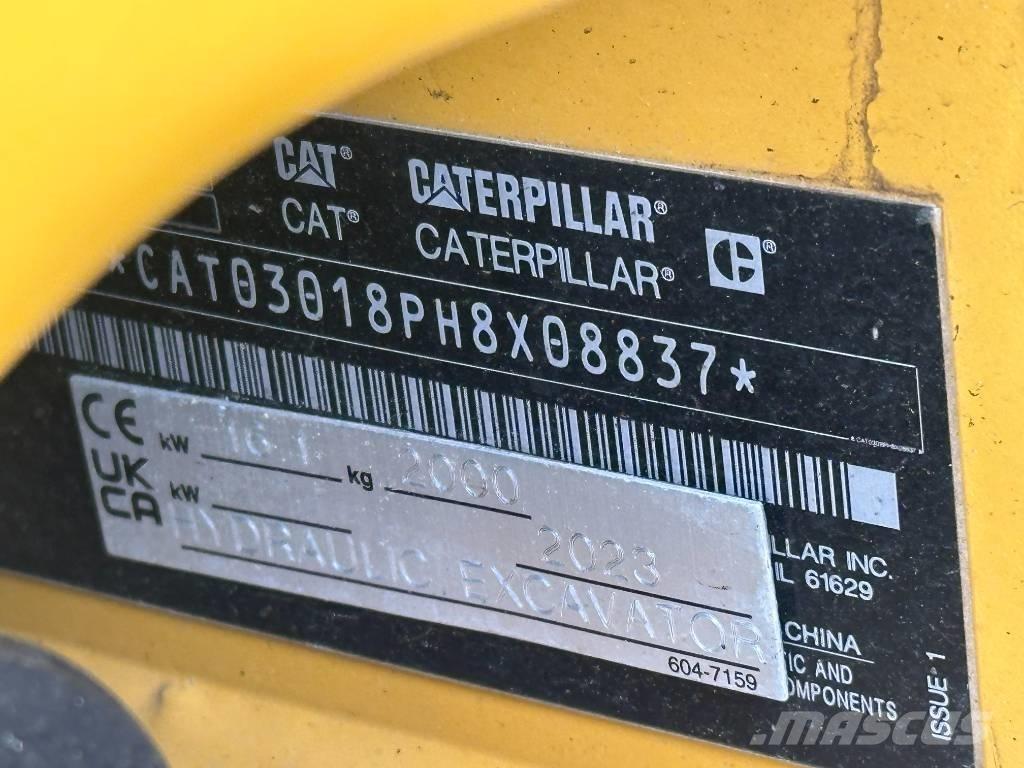 CAT 301.8 Miniekskavaatorid < 7 t