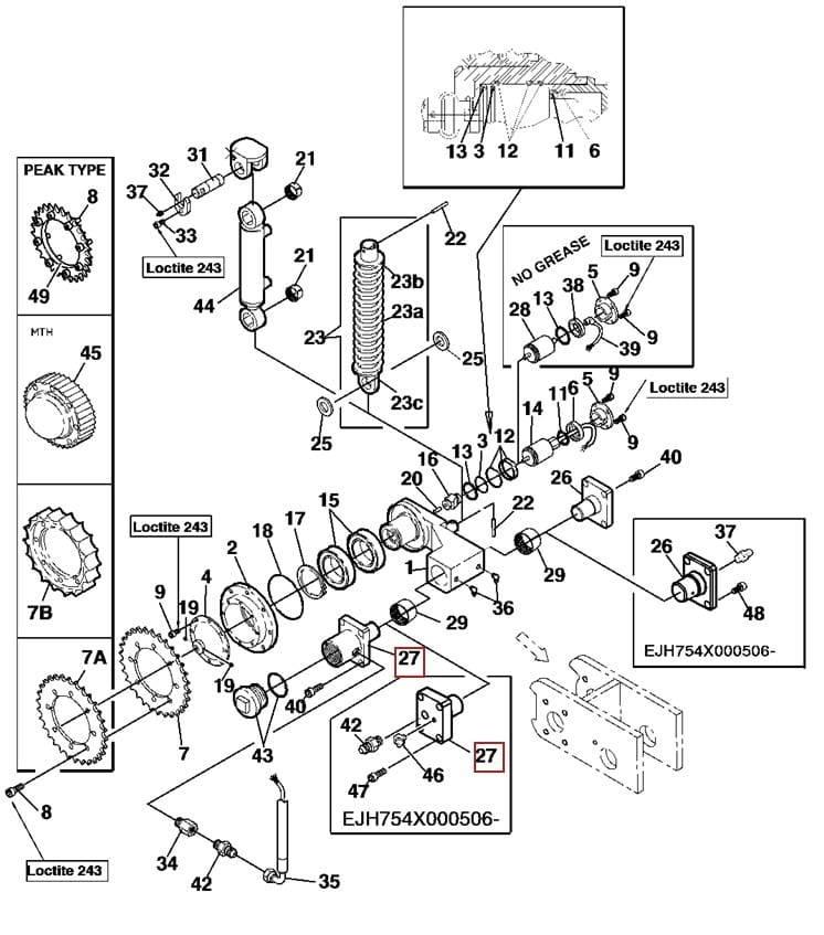  Sworzeń F063515 Langetuspead