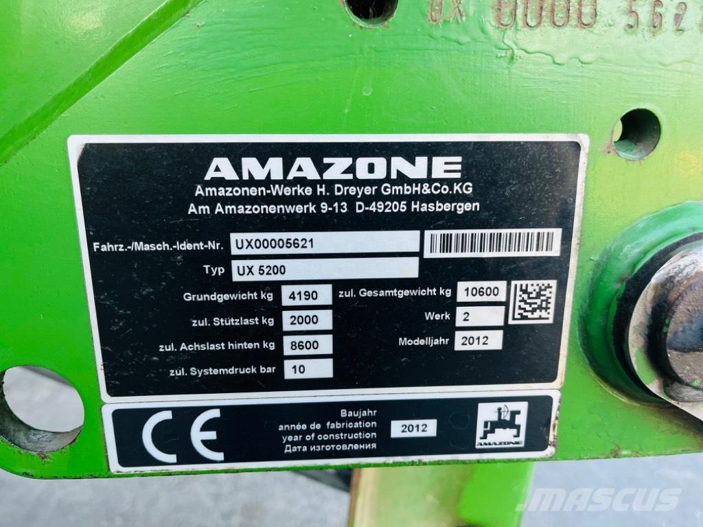 Amazone UX 5200 Haagispritsid