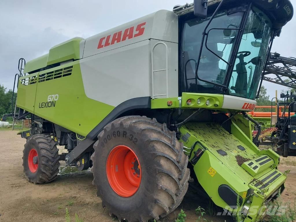 CLAAS Lexion 670 Teraviljakombainid