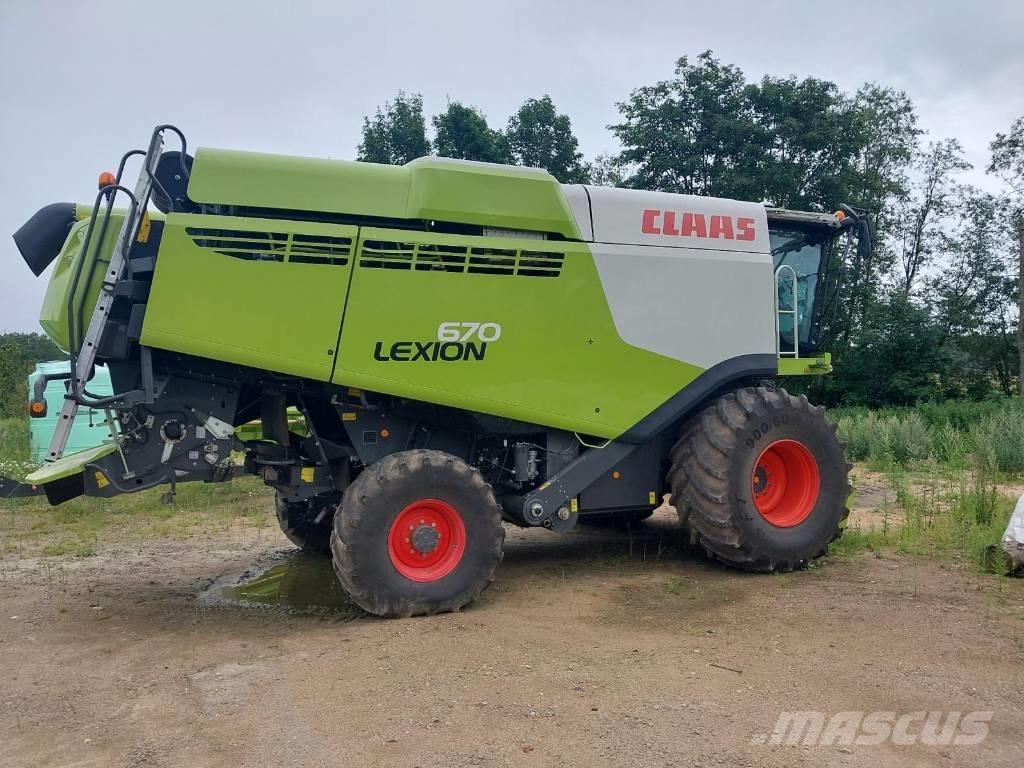 CLAAS Lexion 670 Teraviljakombainid