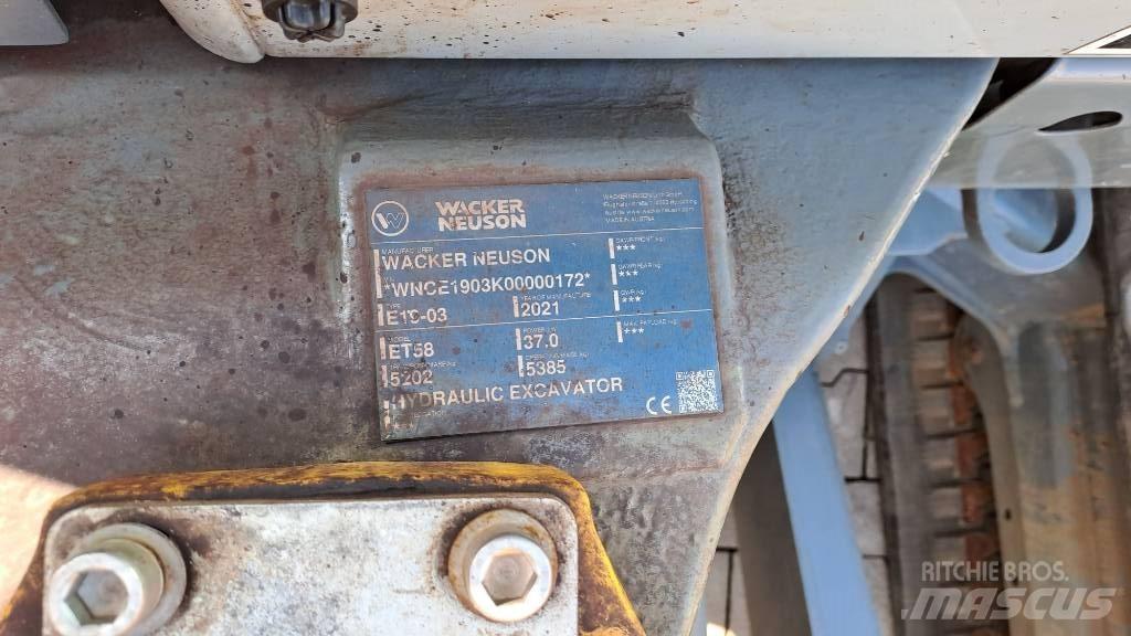 Wacker Neuson ET58 Roomikekskavaatorid