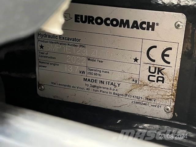 Eurocomach 19ZT Miniekskavaatorid < 7 t