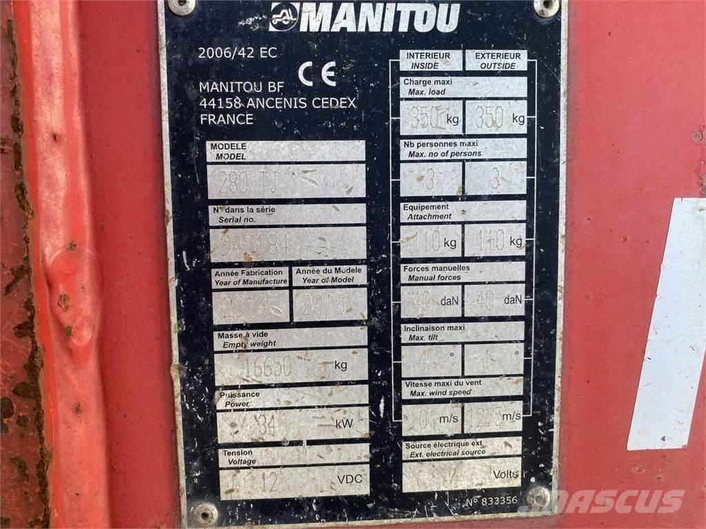 Manitou 280TJ Iseliikuvad poomtõstukid