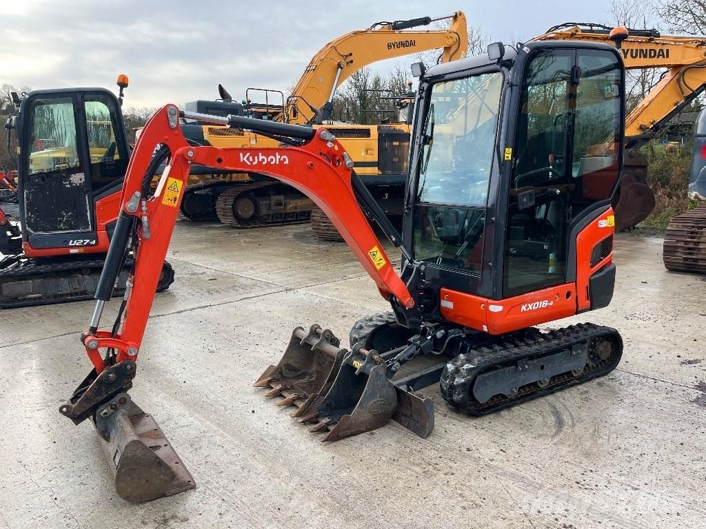 Kubota KX 018-4 Miniekskavaatorid < 7 t